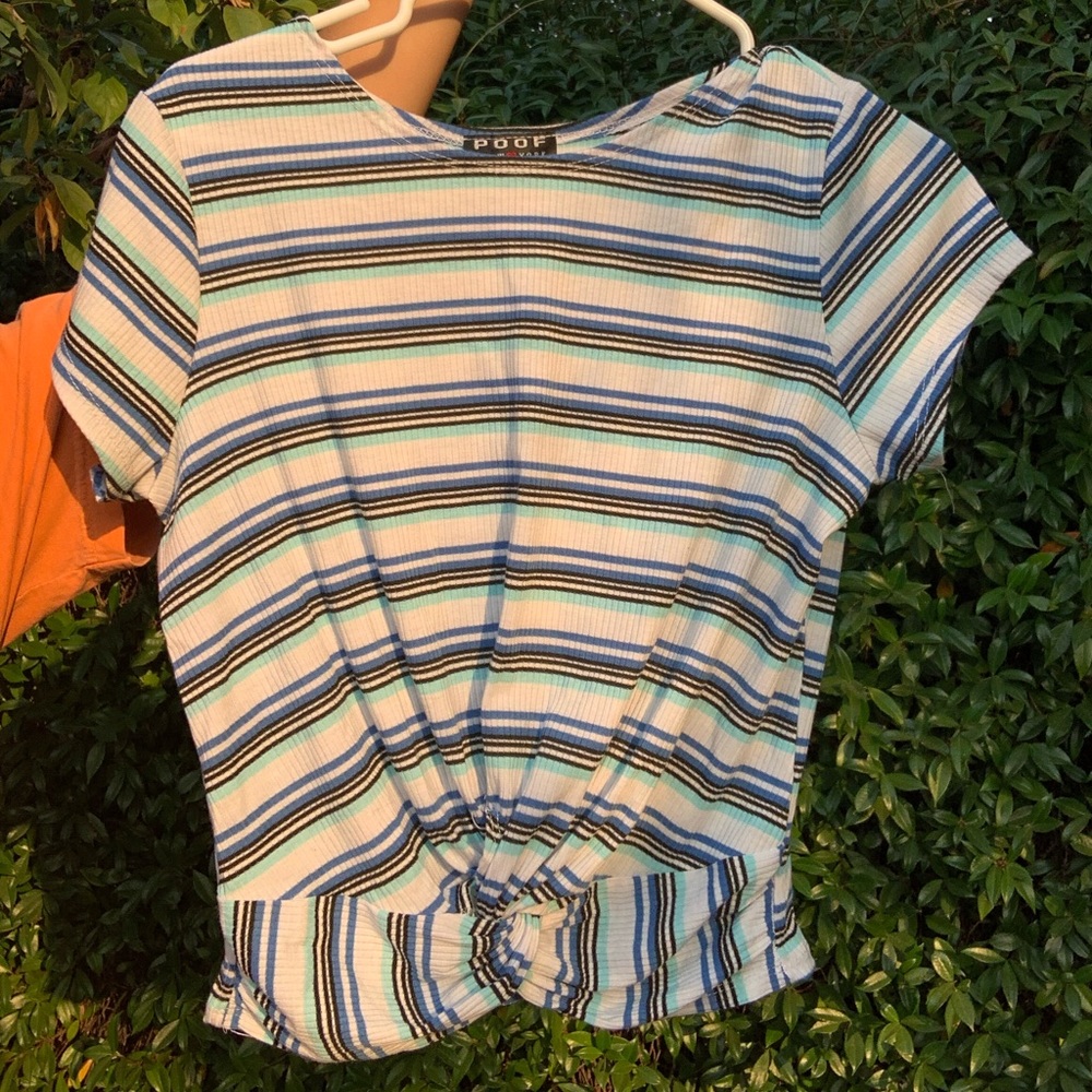 Striped Crop Top